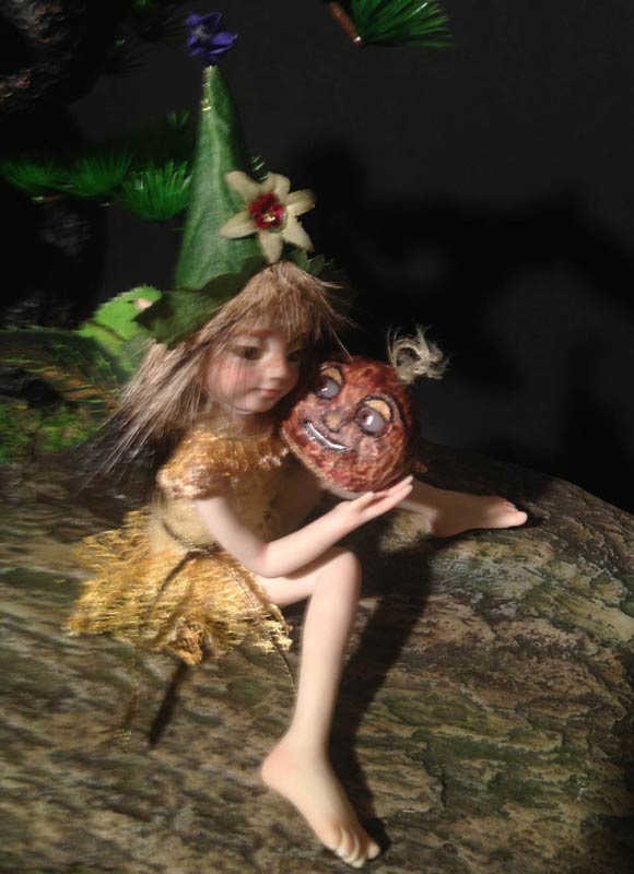 Baby Fairie Pixie Malika and the sweet Chestnut